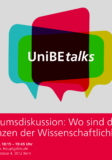 UniBE talks: Podiumsdiskussion "Wo sind die Grenzen der Wissenschaftlichkeit?" UniBE talks: Podiumsdiskussion "Wo sind die Grenzen der Wissenschaftlichkeit?"